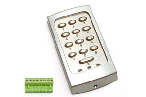 Patxon -Teclado compacto TOUCHLOCK K75 acero inoxidable con conector Paxton.