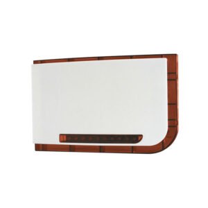 DEM-828 - Sirena de exterior blanca con flash rojo